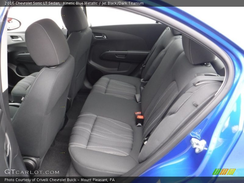 Kinetic Blue Metallic / Jet Black/Dark Titanium 2016 Chevrolet Sonic LT Sedan