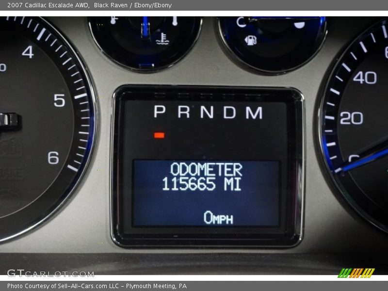 Black Raven / Ebony/Ebony 2007 Cadillac Escalade AWD