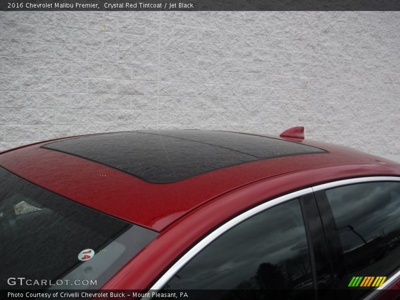 Crystal Red Tintcoat / Jet Black 2016 Chevrolet Malibu Premier