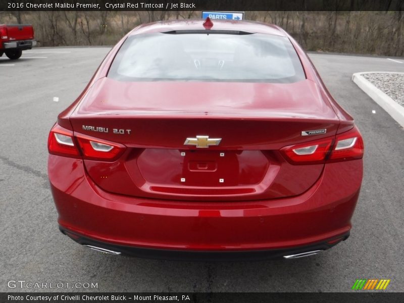 Crystal Red Tintcoat / Jet Black 2016 Chevrolet Malibu Premier