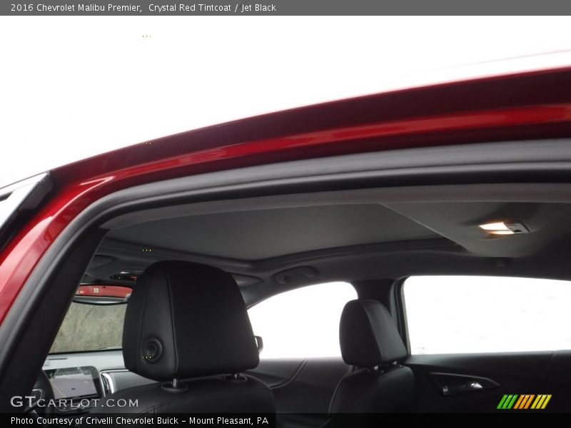 Crystal Red Tintcoat / Jet Black 2016 Chevrolet Malibu Premier