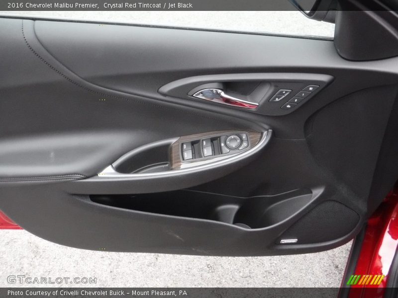 Crystal Red Tintcoat / Jet Black 2016 Chevrolet Malibu Premier