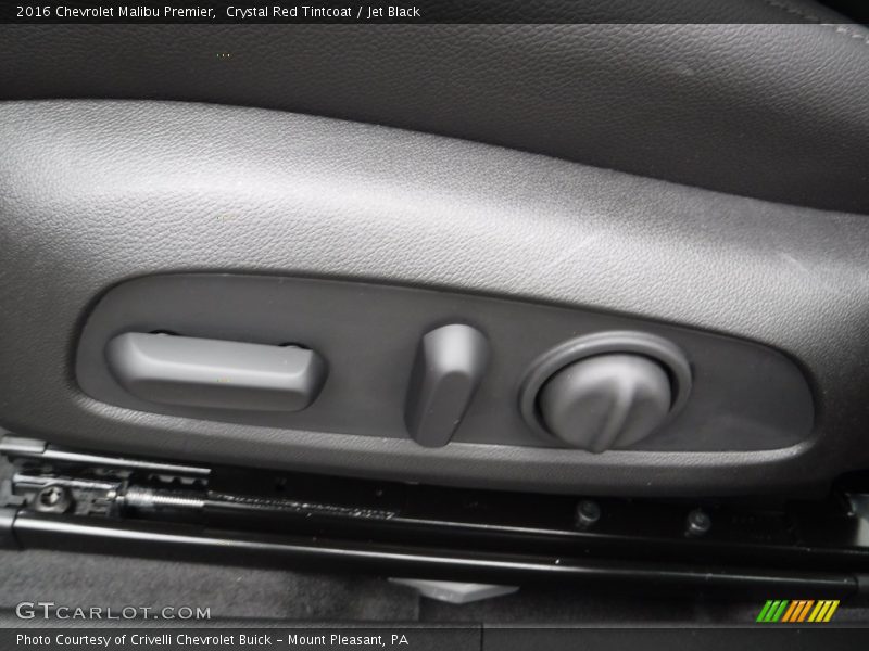Crystal Red Tintcoat / Jet Black 2016 Chevrolet Malibu Premier
