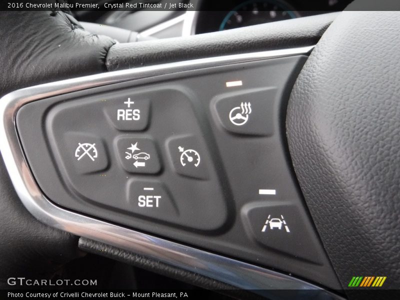 Crystal Red Tintcoat / Jet Black 2016 Chevrolet Malibu Premier