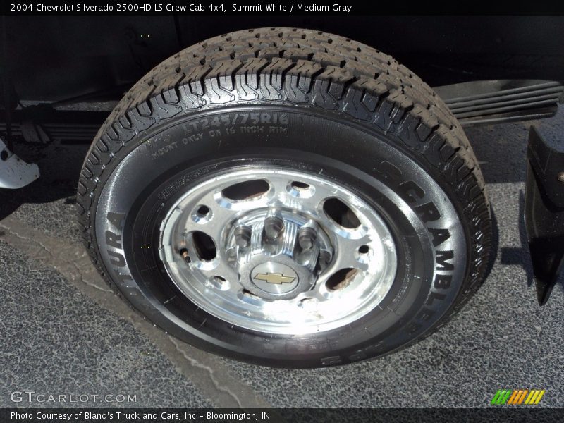 Summit White / Medium Gray 2004 Chevrolet Silverado 2500HD LS Crew Cab 4x4