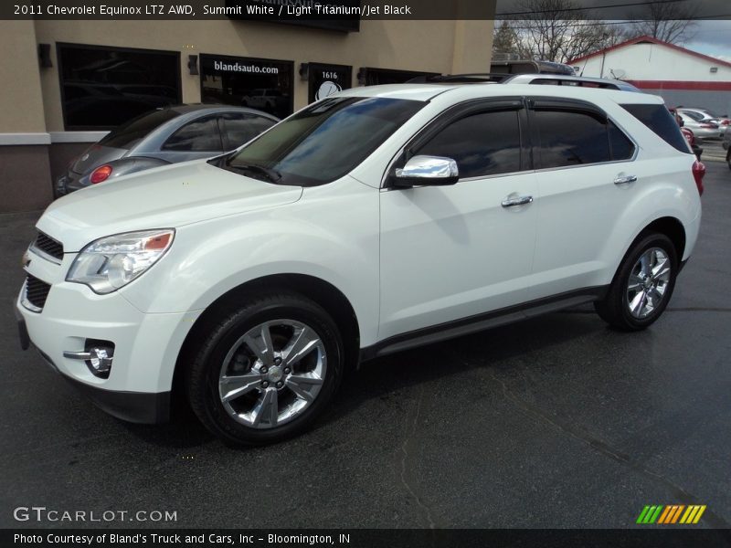 Summit White / Light Titanium/Jet Black 2011 Chevrolet Equinox LTZ AWD