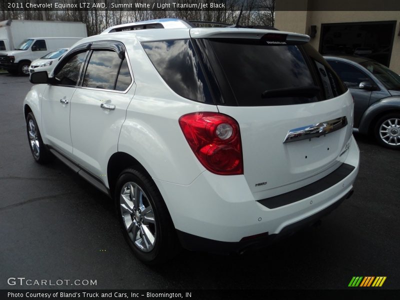 Summit White / Light Titanium/Jet Black 2011 Chevrolet Equinox LTZ AWD