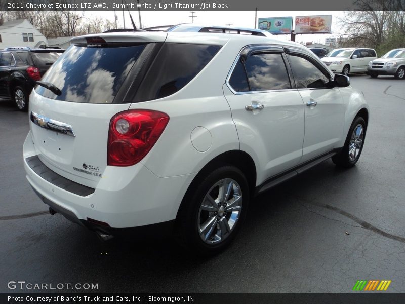 Summit White / Light Titanium/Jet Black 2011 Chevrolet Equinox LTZ AWD