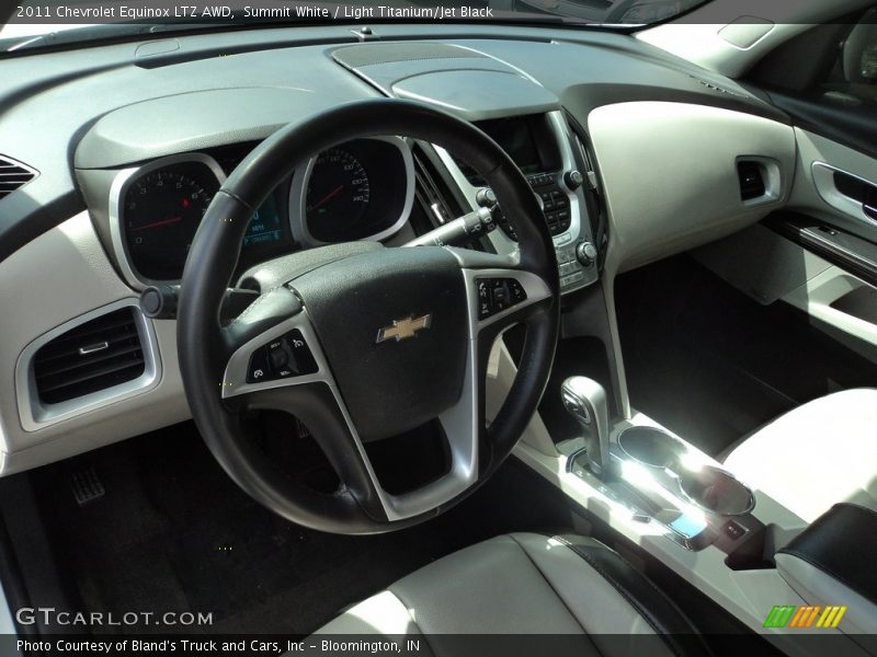 Summit White / Light Titanium/Jet Black 2011 Chevrolet Equinox LTZ AWD