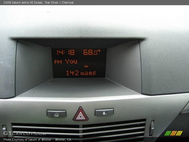 Star Silver / Charcoal 2008 Saturn Astra XE Sedan