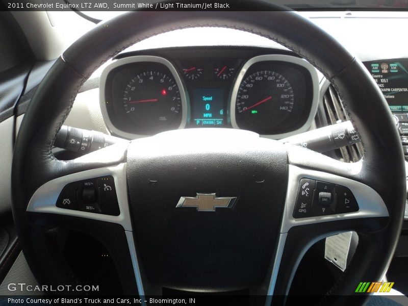 Summit White / Light Titanium/Jet Black 2011 Chevrolet Equinox LTZ AWD