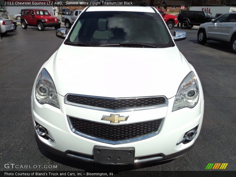 Summit White / Light Titanium/Jet Black 2011 Chevrolet Equinox LTZ AWD