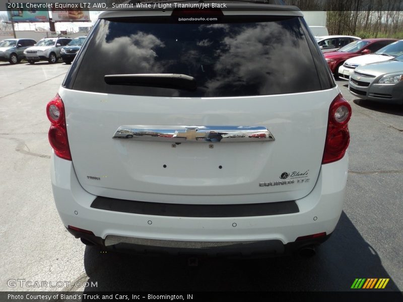 Summit White / Light Titanium/Jet Black 2011 Chevrolet Equinox LTZ AWD