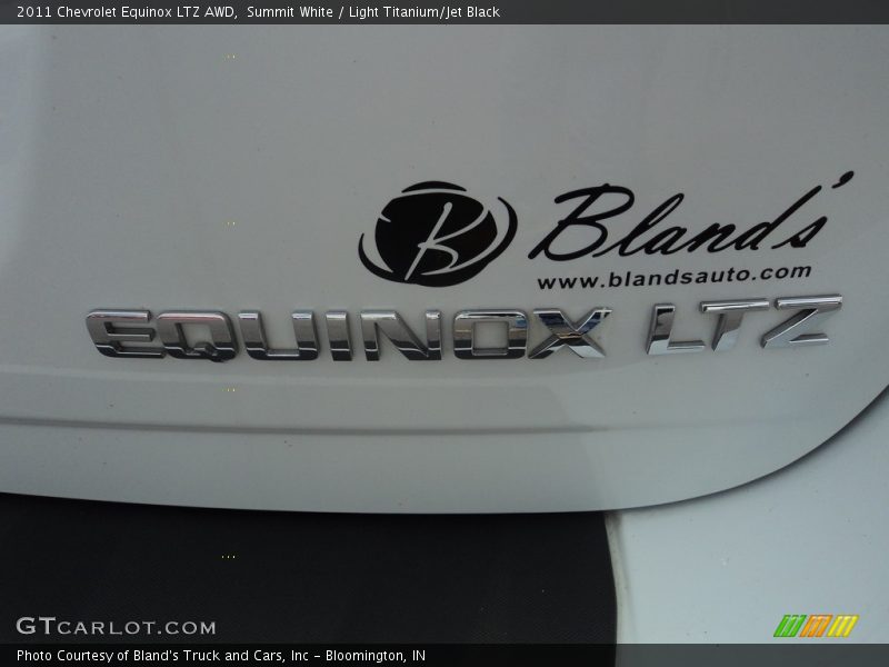 Summit White / Light Titanium/Jet Black 2011 Chevrolet Equinox LTZ AWD