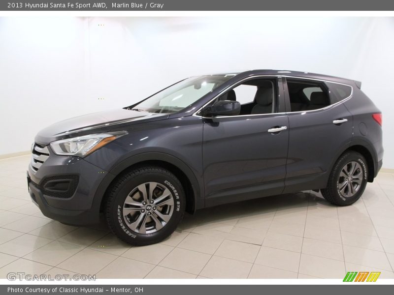 Marlin Blue / Gray 2013 Hyundai Santa Fe Sport AWD