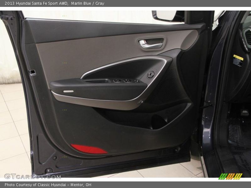 Marlin Blue / Gray 2013 Hyundai Santa Fe Sport AWD