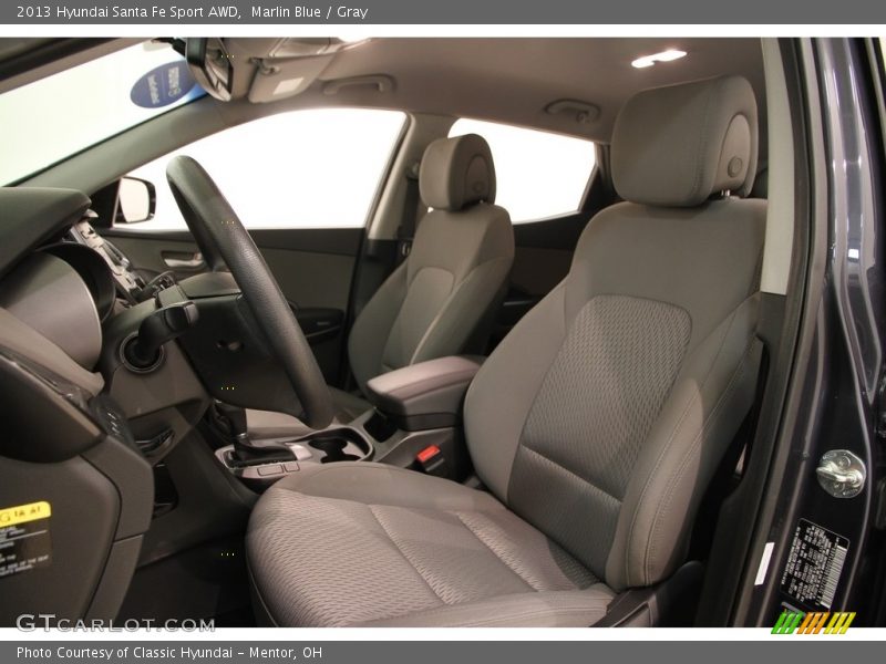 Marlin Blue / Gray 2013 Hyundai Santa Fe Sport AWD