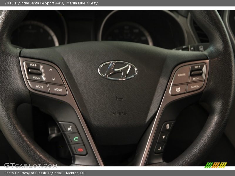 Marlin Blue / Gray 2013 Hyundai Santa Fe Sport AWD