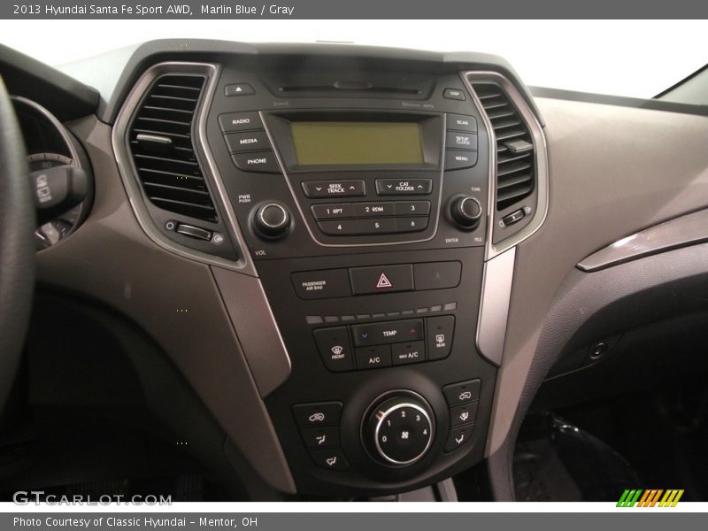 Marlin Blue / Gray 2013 Hyundai Santa Fe Sport AWD