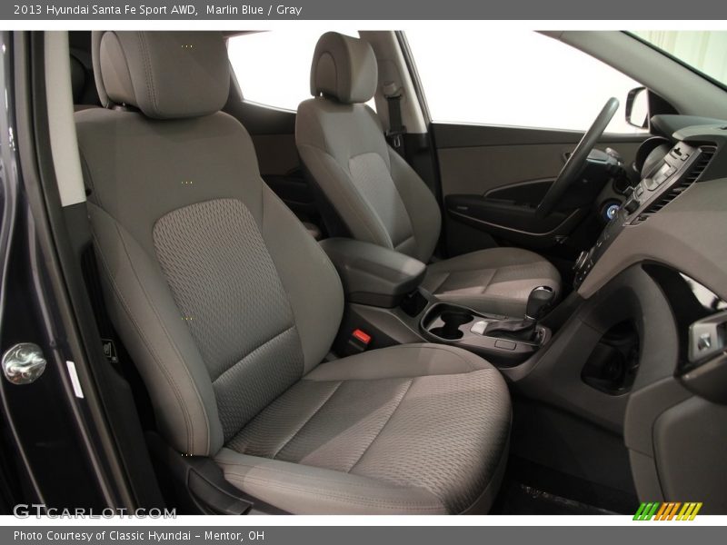 Marlin Blue / Gray 2013 Hyundai Santa Fe Sport AWD