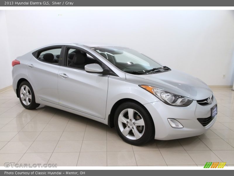 Silver / Gray 2013 Hyundai Elantra GLS