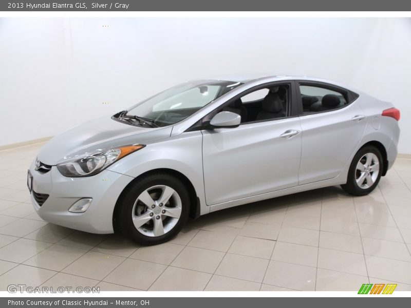 Silver / Gray 2013 Hyundai Elantra GLS