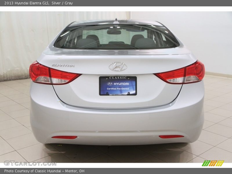Silver / Gray 2013 Hyundai Elantra GLS