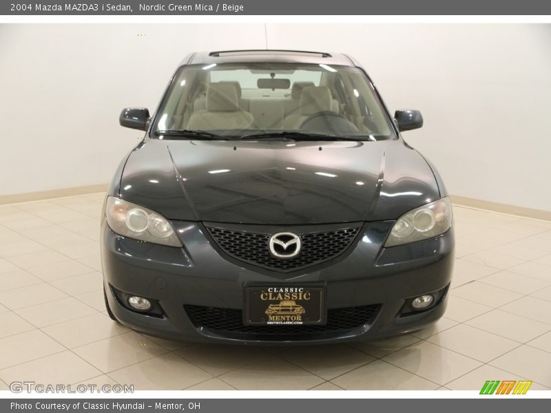 Nordic Green Mica / Beige 2004 Mazda MAZDA3 i Sedan