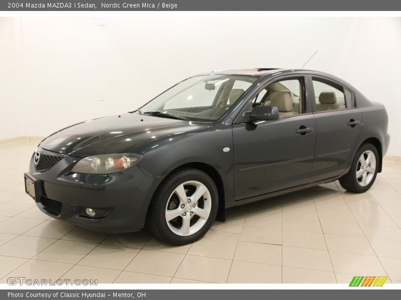 Nordic Green Mica / Beige 2004 Mazda MAZDA3 i Sedan