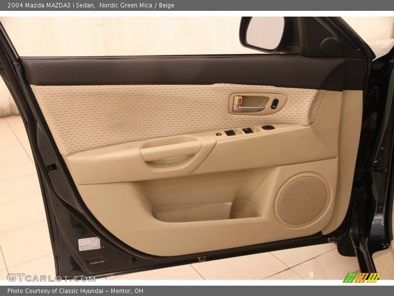 Nordic Green Mica / Beige 2004 Mazda MAZDA3 i Sedan