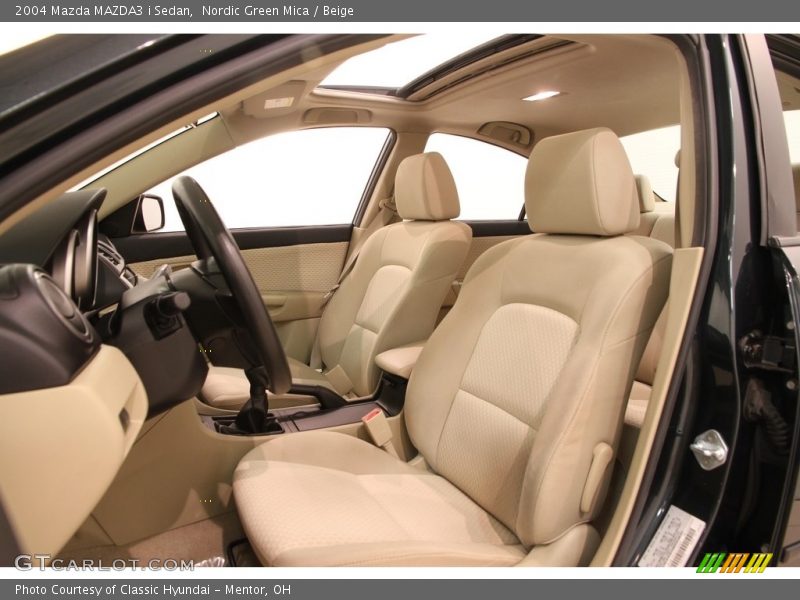 Nordic Green Mica / Beige 2004 Mazda MAZDA3 i Sedan