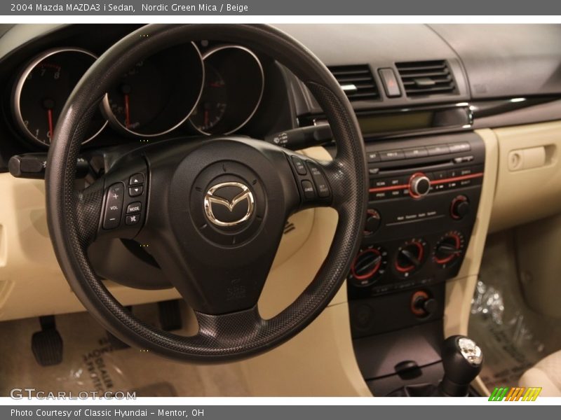 Nordic Green Mica / Beige 2004 Mazda MAZDA3 i Sedan