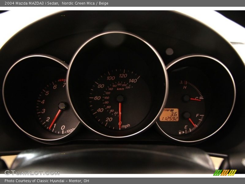 Nordic Green Mica / Beige 2004 Mazda MAZDA3 i Sedan