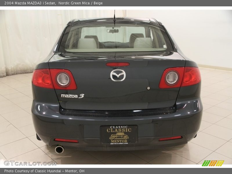 Nordic Green Mica / Beige 2004 Mazda MAZDA3 i Sedan