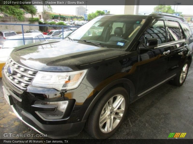 Shadow Black / Ebony Black 2016 Ford Explorer Limited
