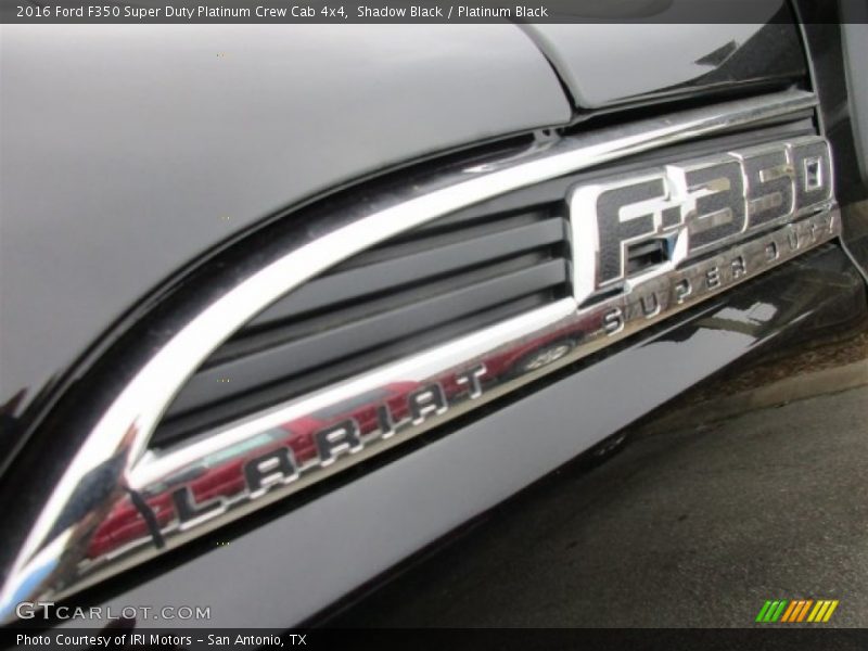 Shadow Black / Platinum Black 2016 Ford F350 Super Duty Platinum Crew Cab 4x4