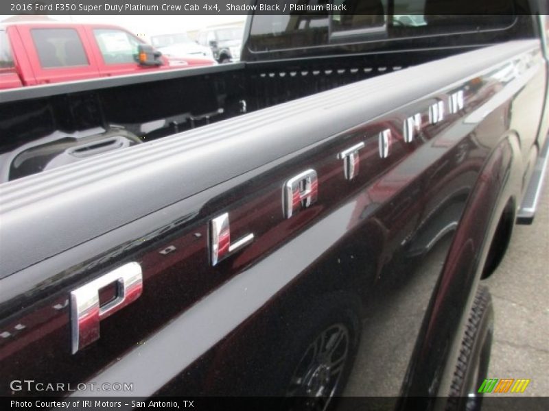 Shadow Black / Platinum Black 2016 Ford F350 Super Duty Platinum Crew Cab 4x4