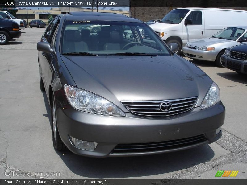 Phantom Gray Pearl / Stone Gray 2006 Toyota Camry XLE V6