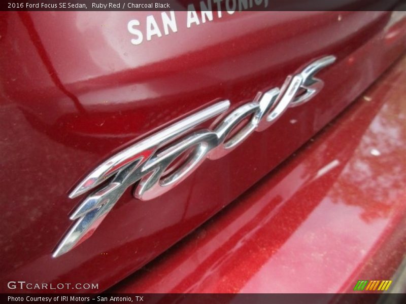 Ruby Red / Charcoal Black 2016 Ford Focus SE Sedan