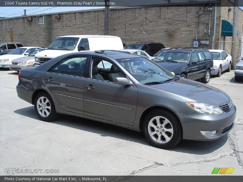 Phantom Gray Pearl / Stone Gray 2006 Toyota Camry XLE V6