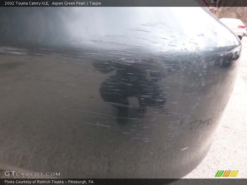 Aspen Green Pearl / Taupe 2002 Toyota Camry XLE