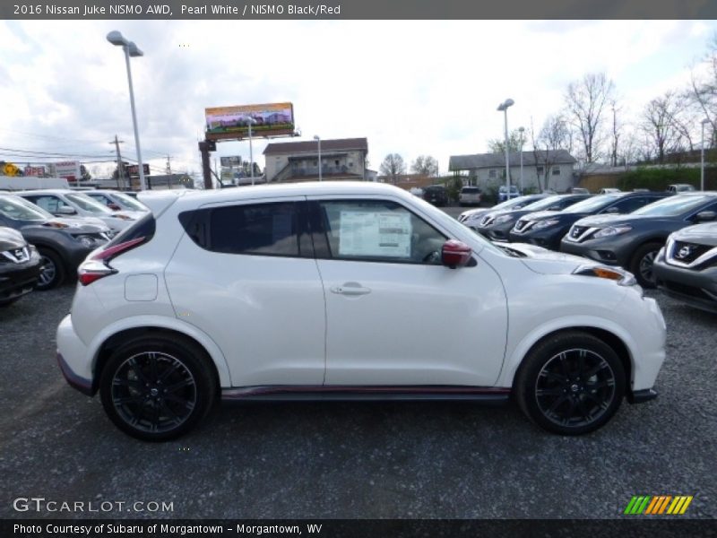 Pearl White / NISMO Black/Red 2016 Nissan Juke NISMO AWD