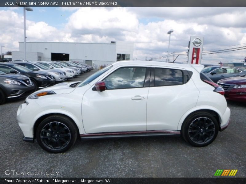 Pearl White / NISMO Black/Red 2016 Nissan Juke NISMO AWD