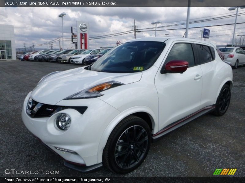 Pearl White / NISMO Black/Red 2016 Nissan Juke NISMO AWD