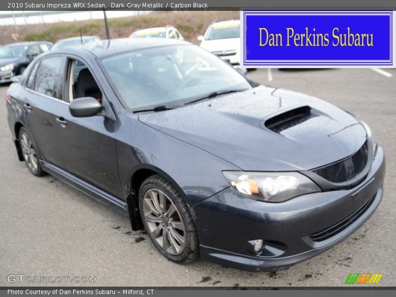 Dark Gray Metallic / Carbon Black 2010 Subaru Impreza WRX Sedan