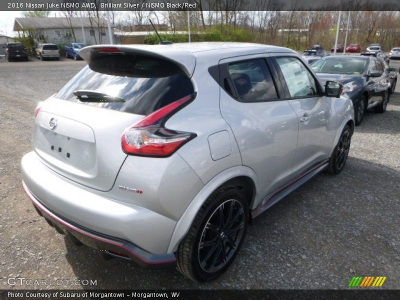 Brilliant Silver / NISMO Black/Red 2016 Nissan Juke NISMO AWD