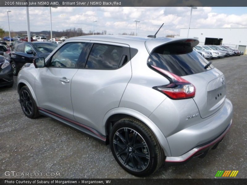 Brilliant Silver / NISMO Black/Red 2016 Nissan Juke NISMO AWD