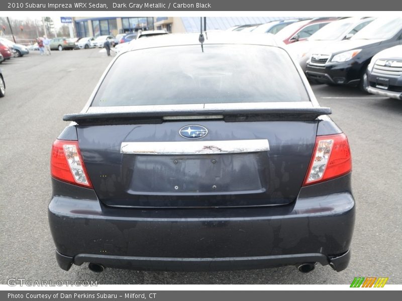 Dark Gray Metallic / Carbon Black 2010 Subaru Impreza WRX Sedan