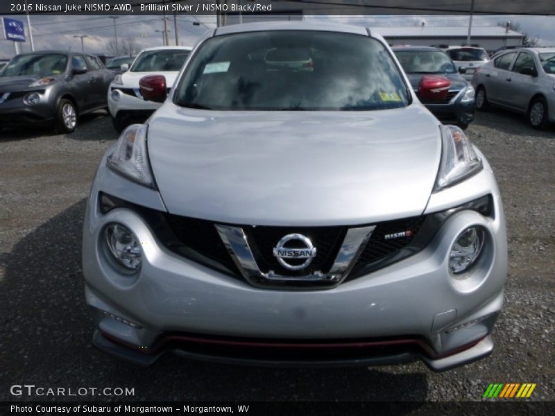 Brilliant Silver / NISMO Black/Red 2016 Nissan Juke NISMO AWD