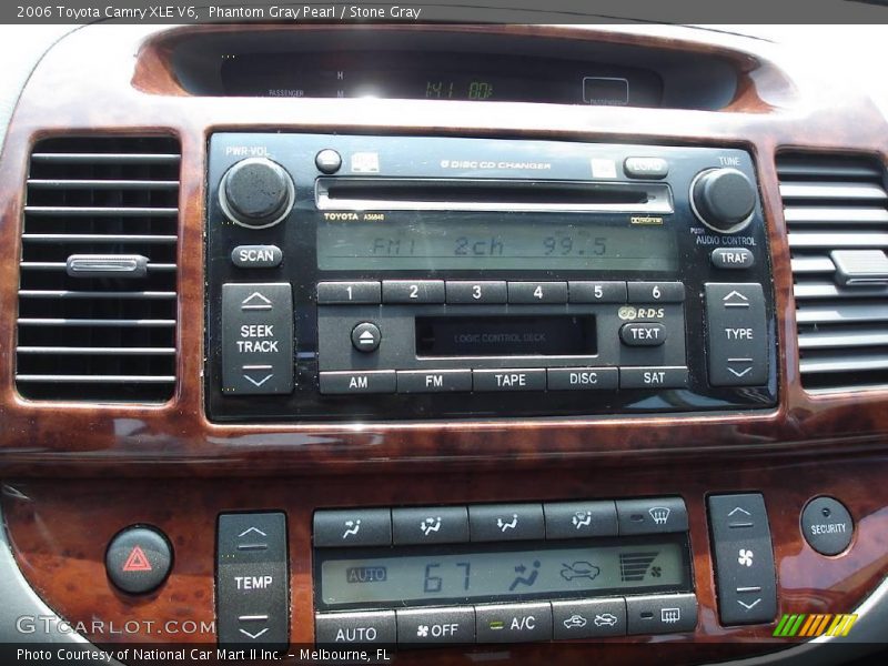 Phantom Gray Pearl / Stone Gray 2006 Toyota Camry XLE V6
